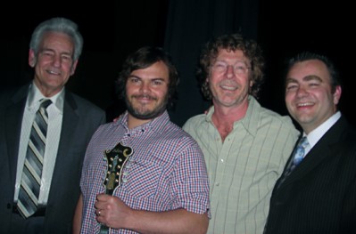 Jack Black and Sam Bush join Charlie Haden and Friends for the Grand Ole Opry at the Ryman Auditorium