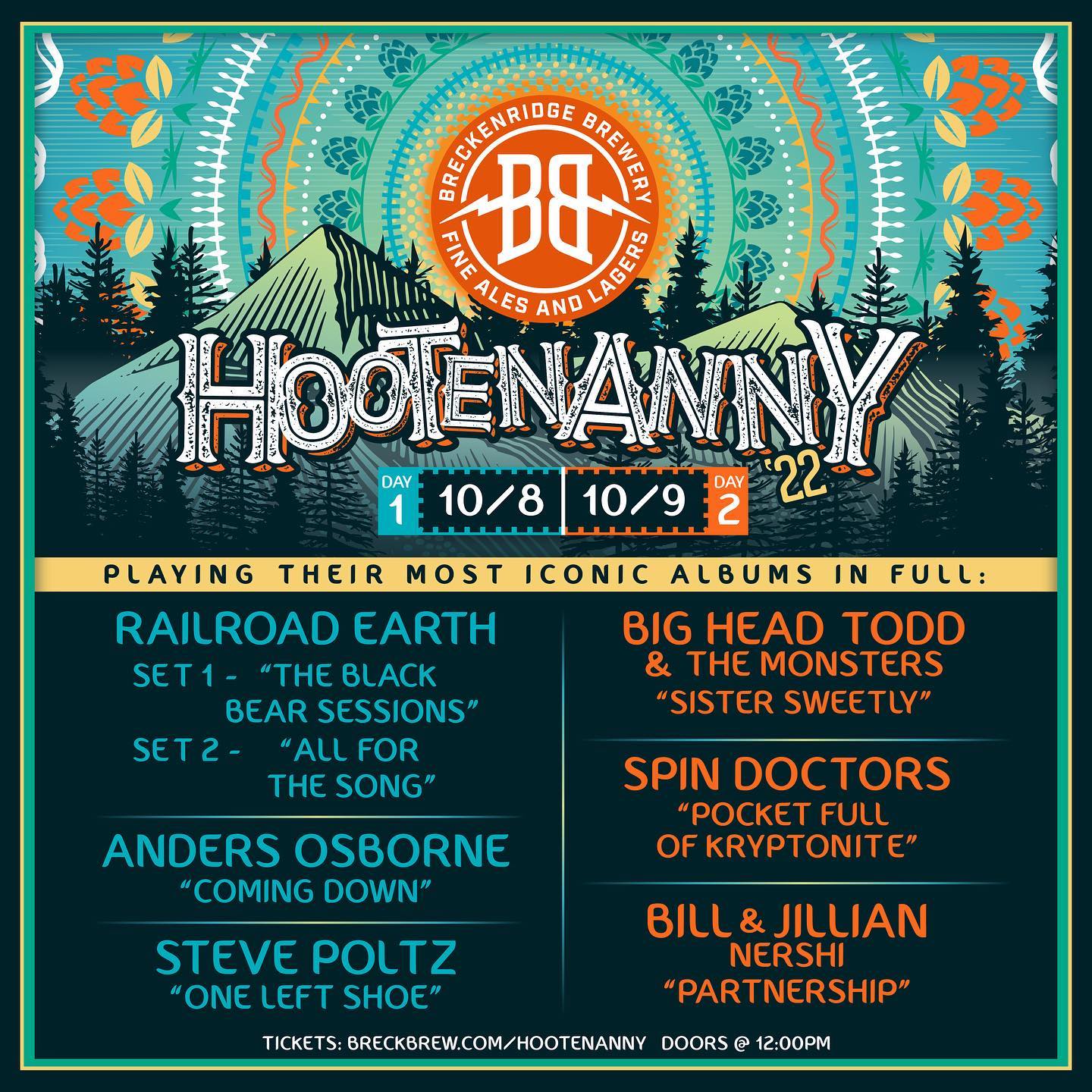 Hootenanny '22; 10/8/22 - 10/9/2022