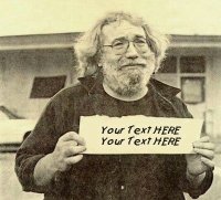 Create KindPics Post or eCards with Jerry Garcia of the Grateful Dead