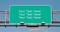 Create a KindPic Post or eCard with a Road Sign