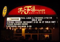 the Fillmore Marquee