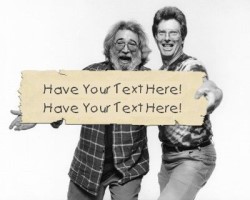 Create KindPics Post or eCards with Jerry Garcia and Phil Lesh of the Grateful Dead