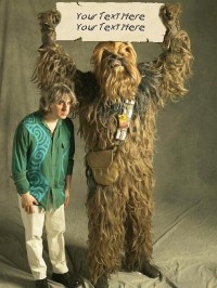 Create a KindPic Post or eCard with Mike Gordon from Phish and Chewbacca
