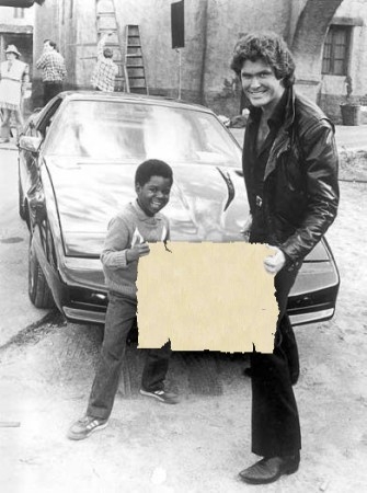 Create KindPics Post or eCards with David Hasselhoff, Gary Coleman and KITT